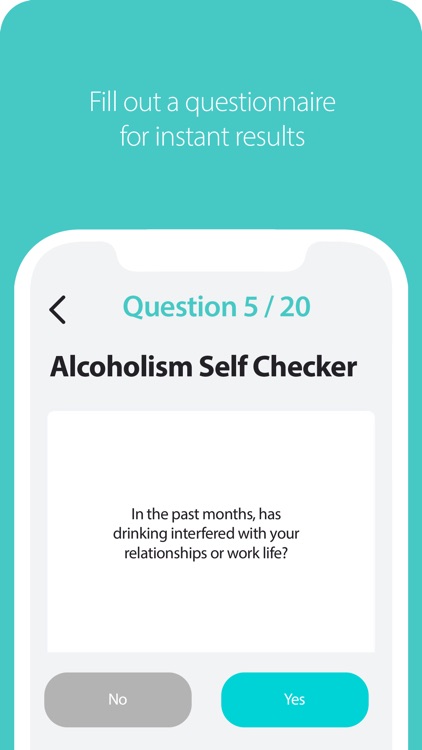 Alcoholism Self Checker