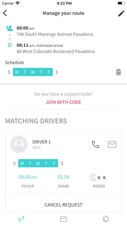 SPLT - Corporate carpooling screenshot-5