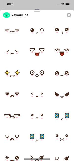 Kawaii Emoji Huge Stickers Set(圖2)-速報App