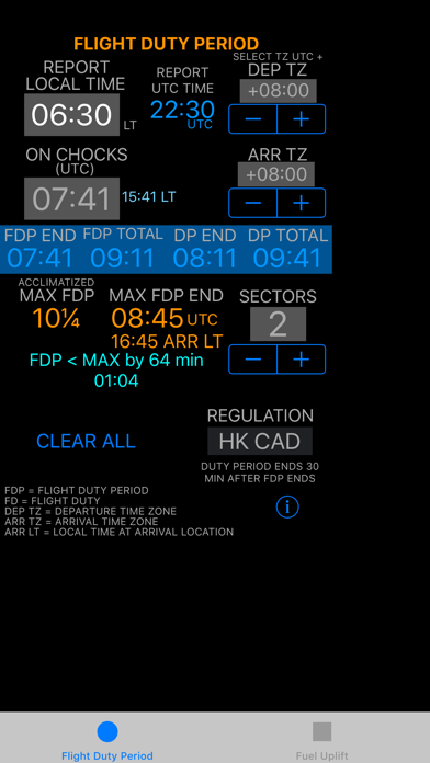 AviationCalc screenshot 2