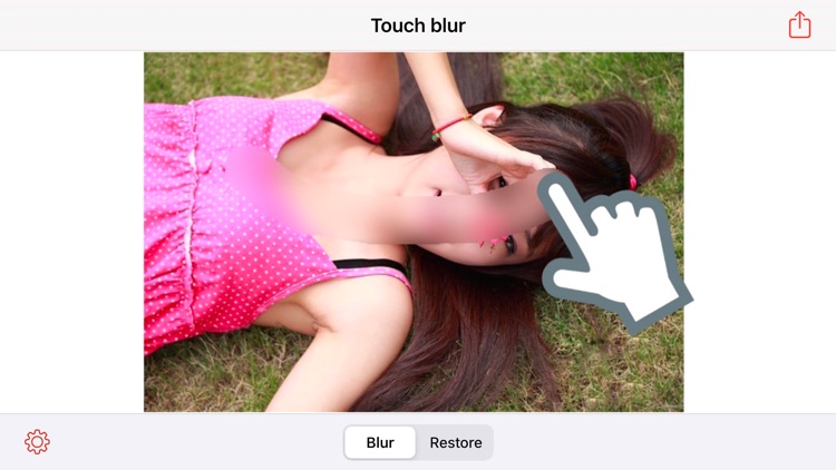 Touch Blur Image