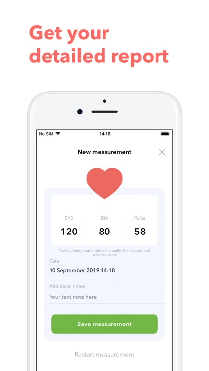 Blood Pressure Logger app