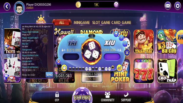 TopOne Slot Game bai online