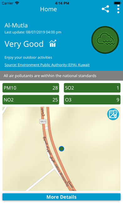Kuwait Air Quality screenshot 2