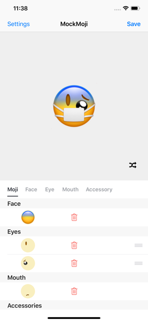 ‎MockMoji:Custom Emoji &Kaomoji Capture d'écran