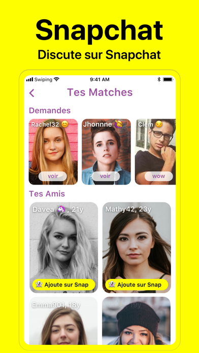 Swiping - Amis Snap Swiping - Amis Snap