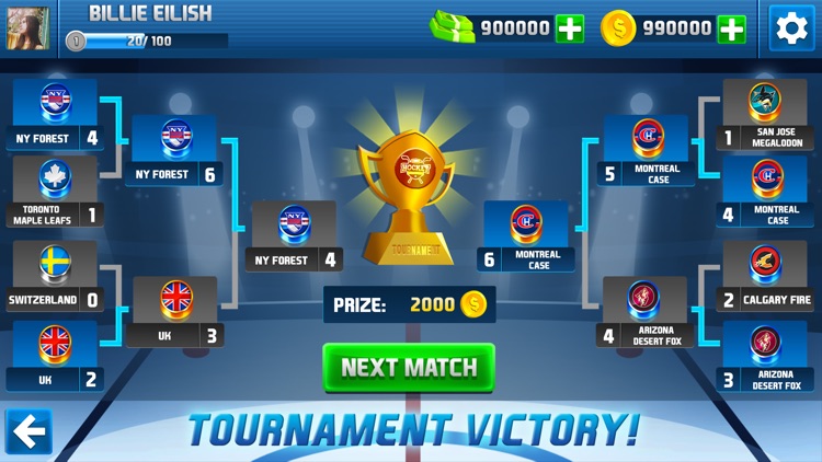 Hockey Caps 2 player