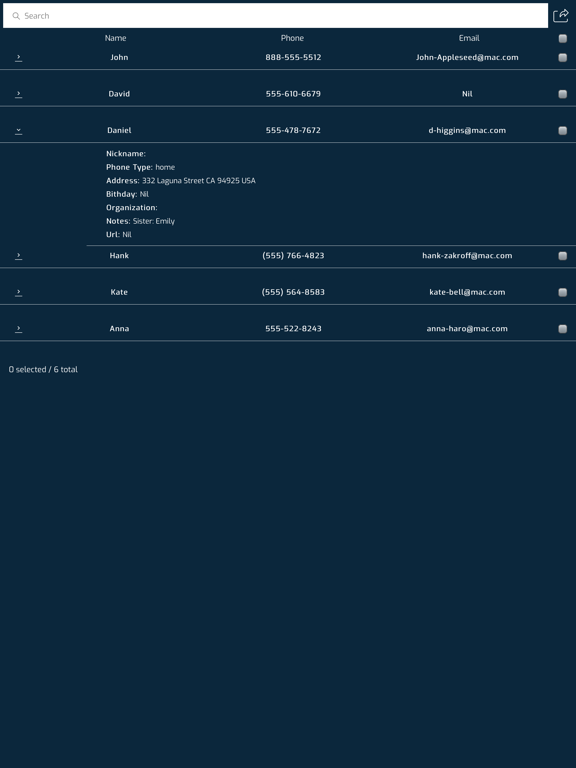 Contacts Exporter CSV/PDFのおすすめ画像2