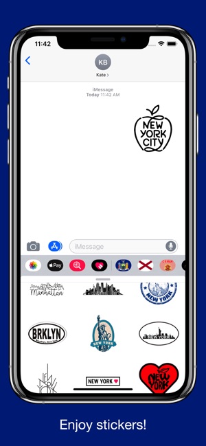 New York emojis - USA stickers(圖5)-速報App