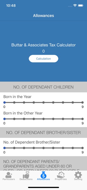 Buttar & Assoc. Tax Calculator(圖4)-速報App