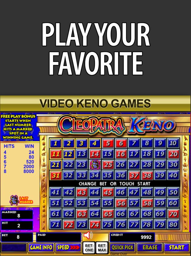 Video Keno Casino Games