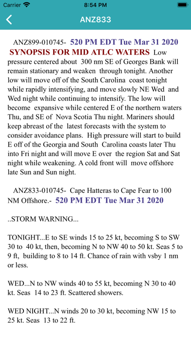 NOAA Marine Forecast & Weather screenshot 4