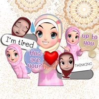 Sweet Hijab Girl Stickers pour PC