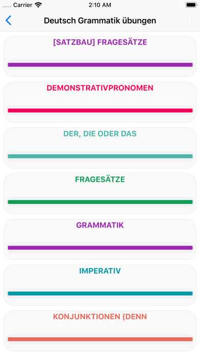 Deutsch Grammatik A1-A2-B1-B2 screenshot 2