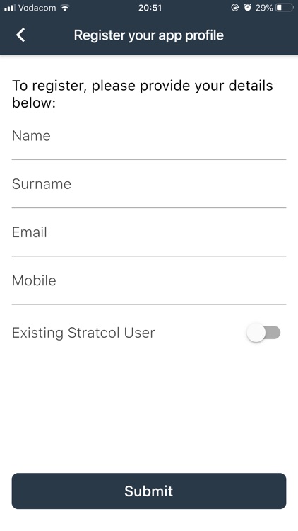 StratCol Mobile App