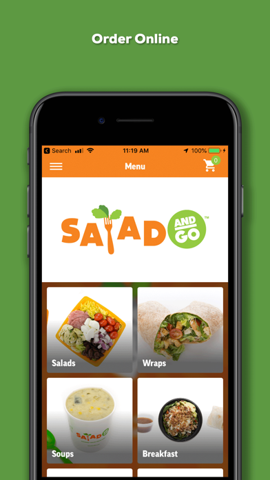 How to cancel & delete Salad and Go Ordering App from iphone & ipad 4