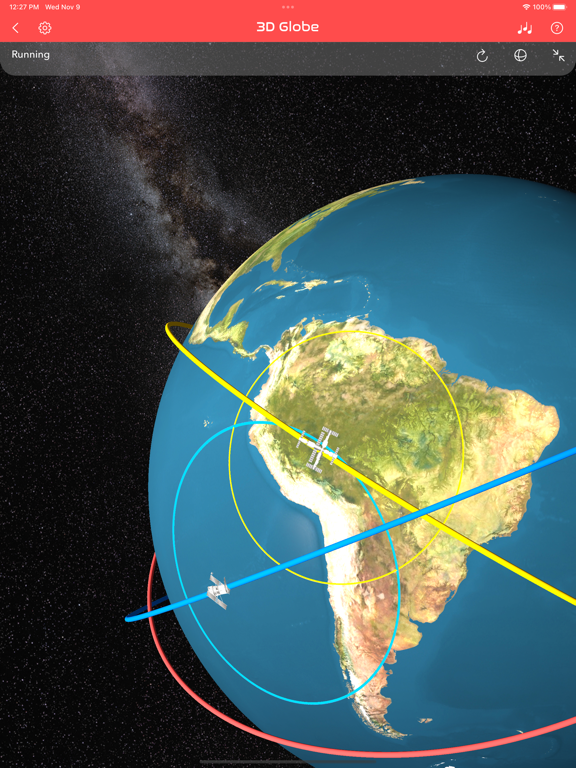 ISS Real-Time Tracker 3D iPad app afbeelding 7