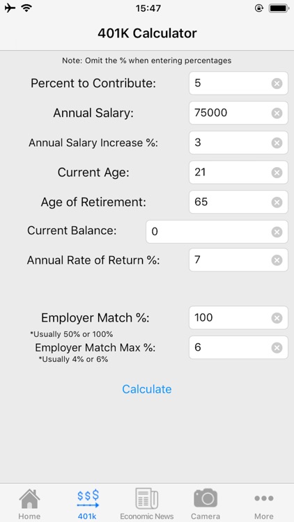 Intuitive calculation