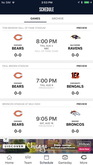 Chicago Bears Official App(圖4)-速報App