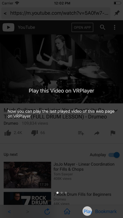 How to cancel & delete VRPlayer Pro : 2D 3D 360°Video from iphone & ipad 4
