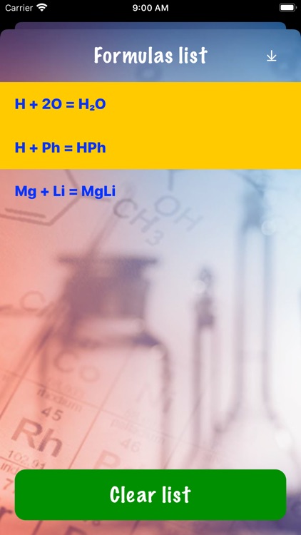 Drawing up a chemical formula screenshot-6