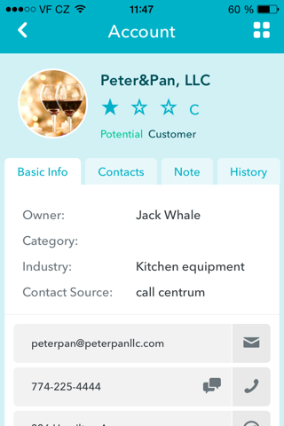 RAYNET CRM screenshot 2