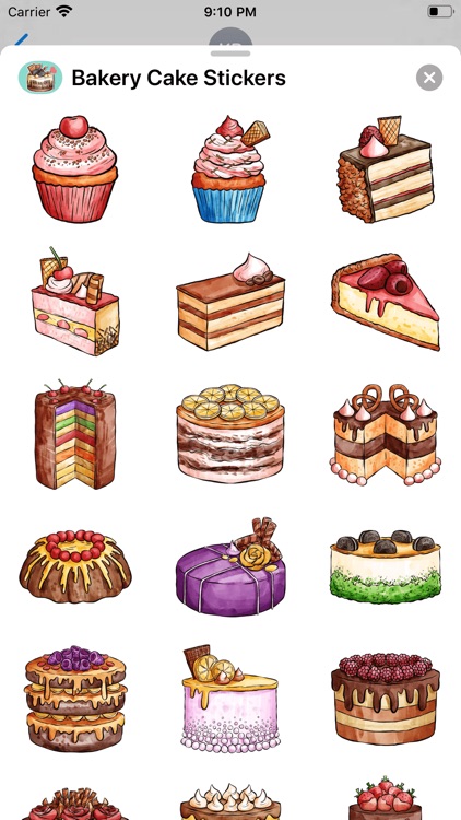 Bakery Cake Stickers screenshot-3