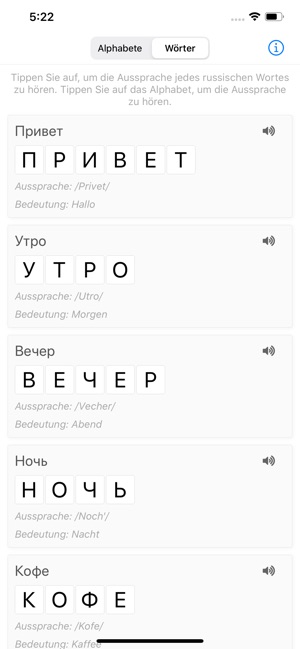 Lerne Russisches Alphabet Im App Store
