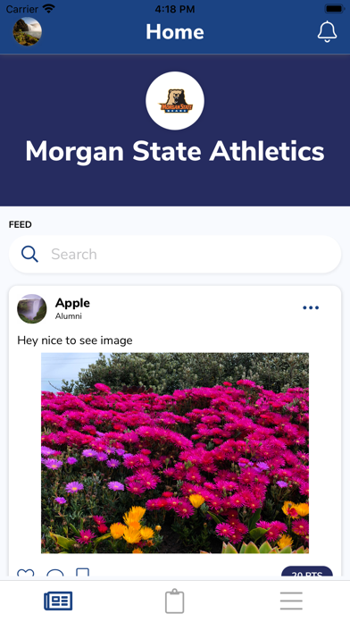 Morgan State Athletics screenshot 2