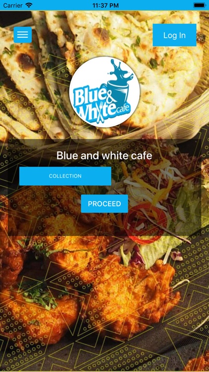 Blue and White Cafe