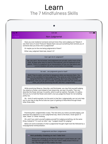 DBT Mindfulness Tools screenshot 2