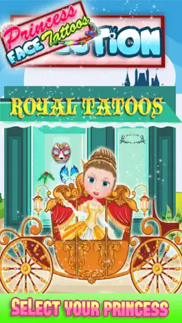 Game screenshot Princess Face Paint & Tattoos apk