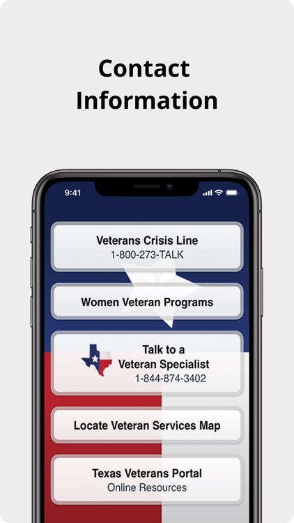 Texas Veterans Mobile App