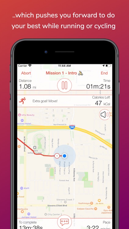 FitMob fitness audio mob game