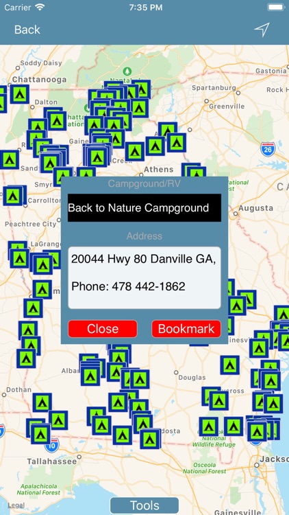 Georgia : Campgrounds & RV's screenshot-1