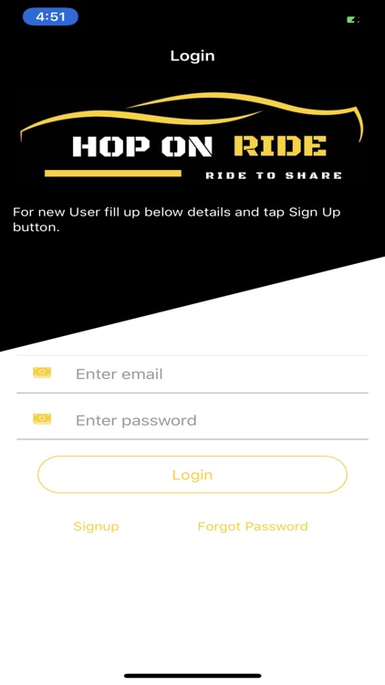 Hop On Ride - Rideshare