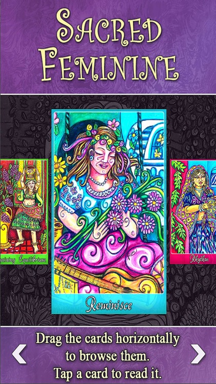 Sacred Feminine Oracle Cards screenshot-3