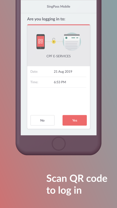 Singpass screenshot 2