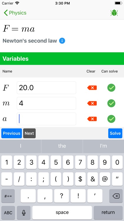 Equation Library