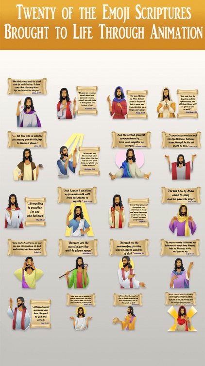 Jesus Speaks Scripture Emoji's screenshot-8