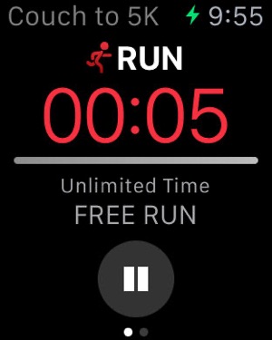 couch to 5k apple watch without phone