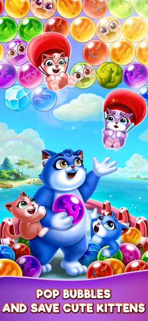 Cat Pop Island: Bubble Shooter(圖1)-速報App