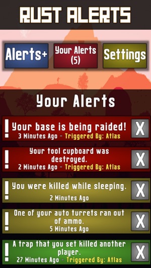 Rust Alerts