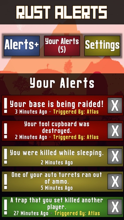 Rust Alerts