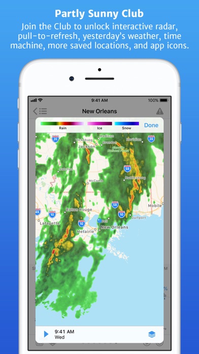 Partly Sunny - Weather Forecasts Screenshot 5
