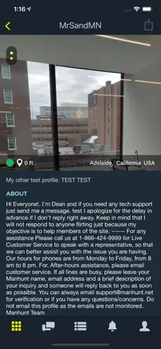 Screenshot 4 Manhunt - Chat gay y ligar iphone