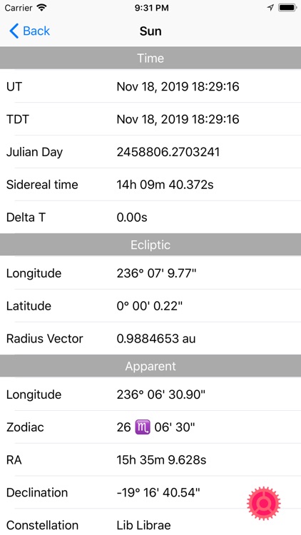 Astronomical Almanac screenshot-3