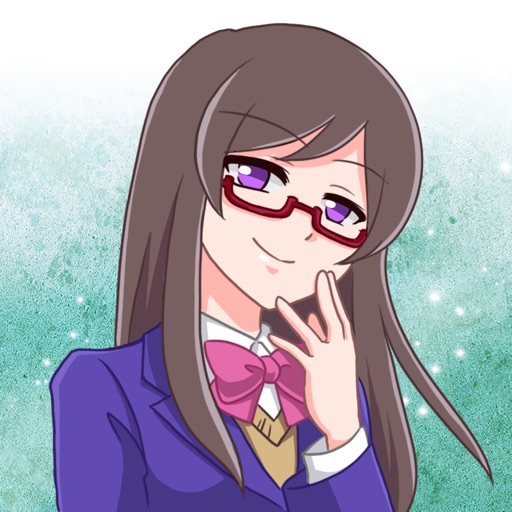 Sadistic glasses girl icon