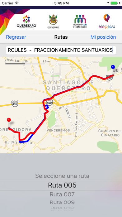 Transporte Público Querétaro screenshot 2