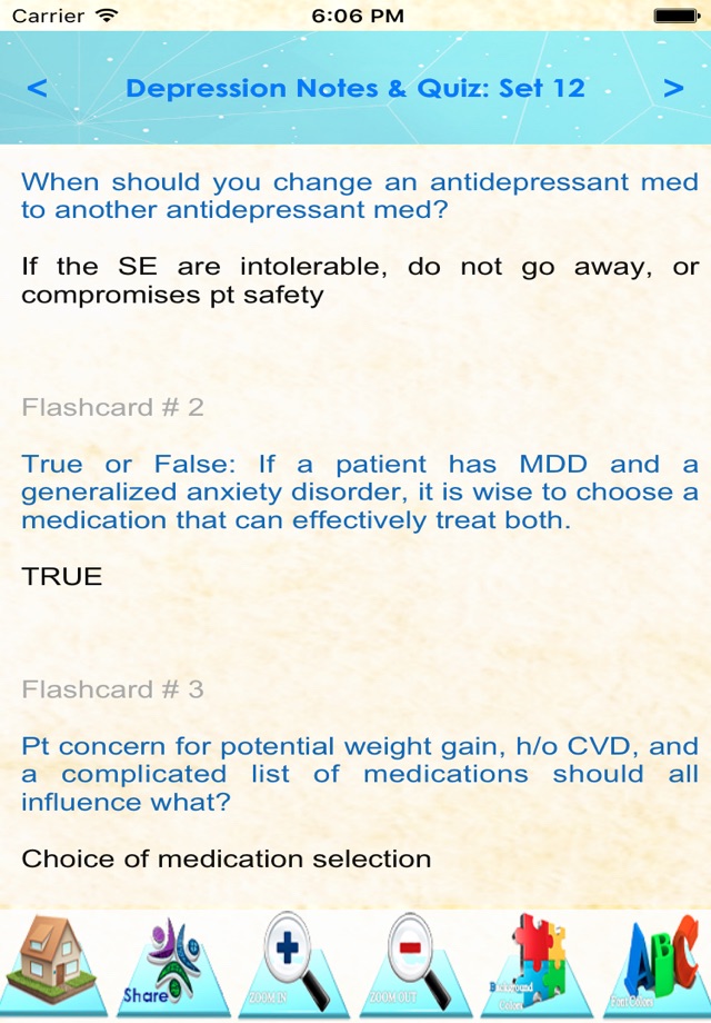 Depression symptoms & therapy screenshot 3